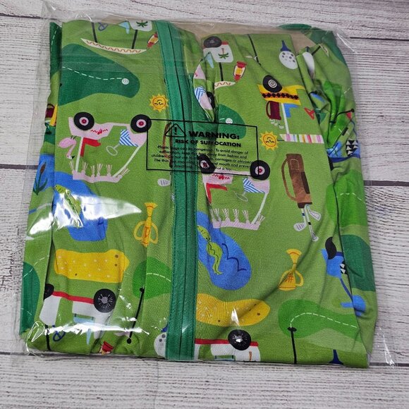 NIB Little Sleepies Fairway Fun Zippy Size 12-18 months - Picture 3 of 3